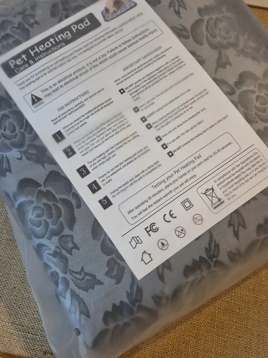 Langroup XXL Pet Heating Pad for Large Dog|Cat • 34" X 21" - Picture 7 of 7